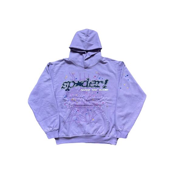 Sp5der Açaí Hoodie - Picture 1 of 3